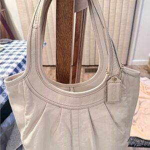 Coach Off-White Leather Ergo Shoulder Bag